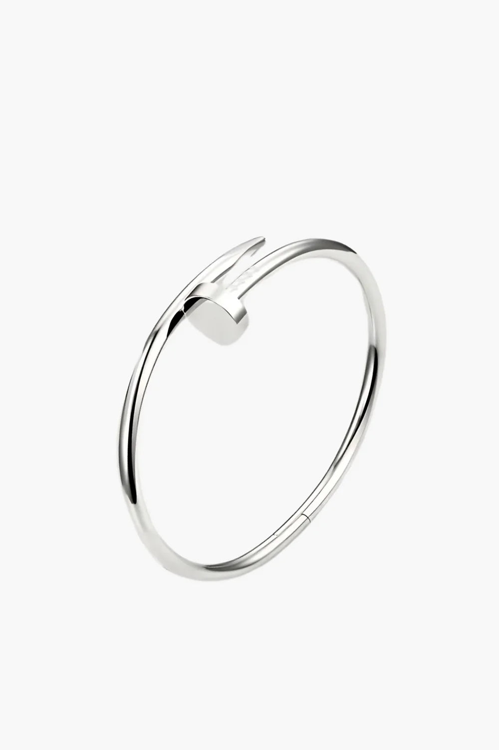 Nail Bangle Stack 2.0 | Silver Combo