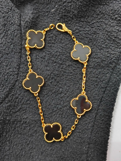 Gold Clover Bracelet