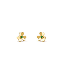 Boucle d'oreille fleur de luxe