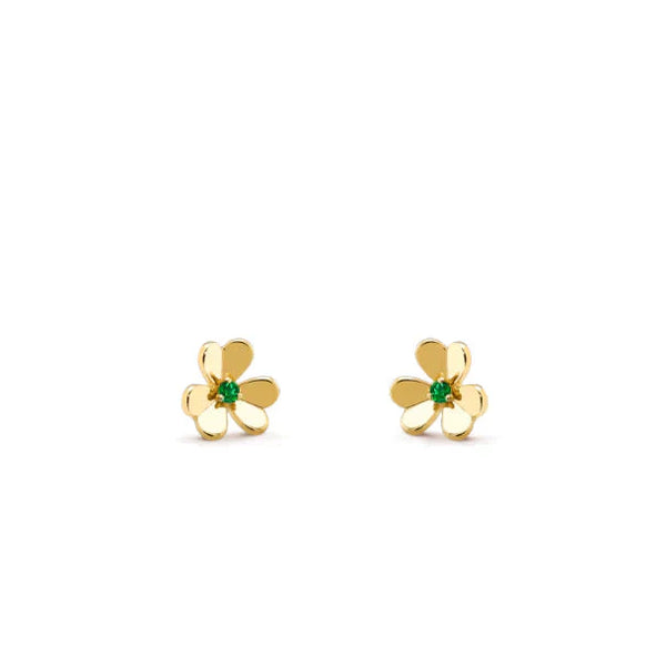 Boucle d'oreille fleur de luxe