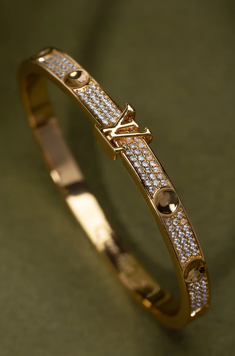 Bracelet Elvy en or scintillant