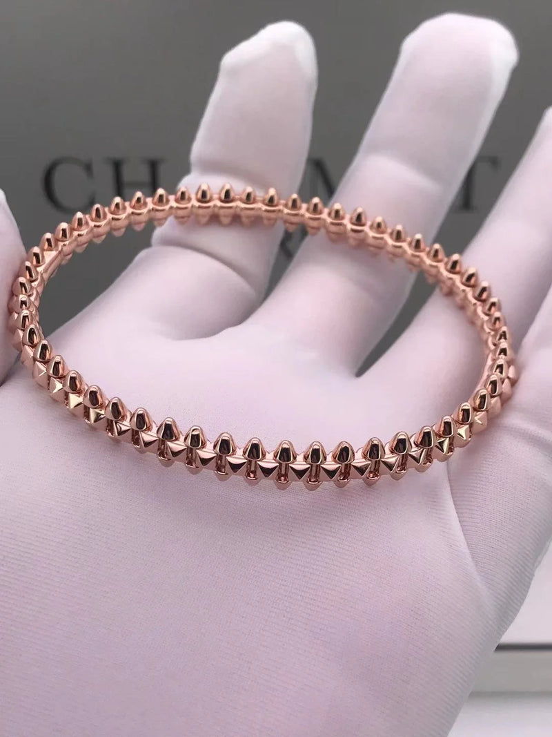 BRACELET CLASH EN OR ROSE