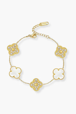 Bracelet Aussie Luxe | Or blanc