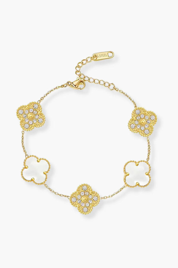 Bracelet Aussie Luxe | Or blanc
