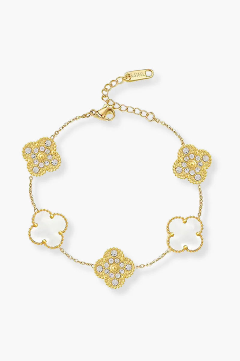 Bracelet Aussie Luxe | Or blanc